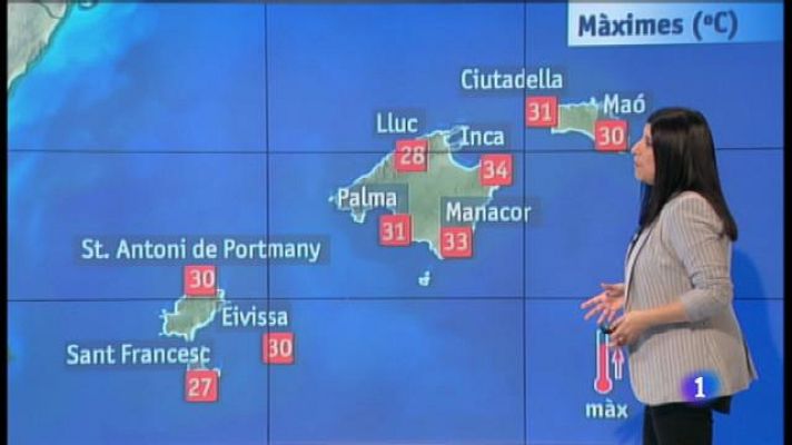Informatiu Balear - El temps a les Illes Balears - 28/06/18