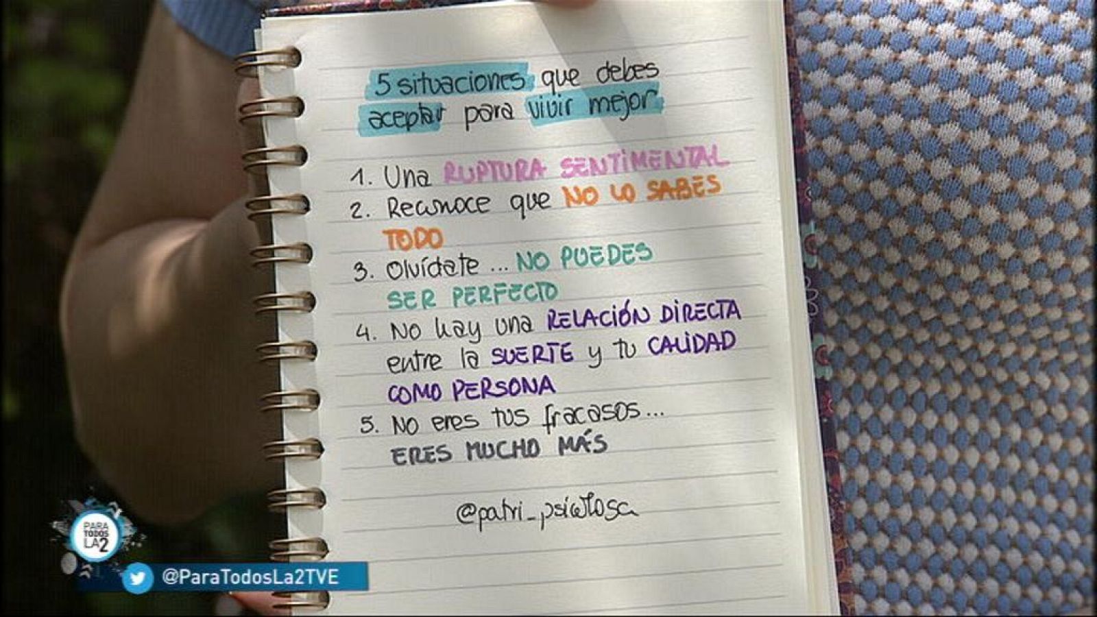 Para todos La 2 - Psicología - Superar situaciones difíciles
