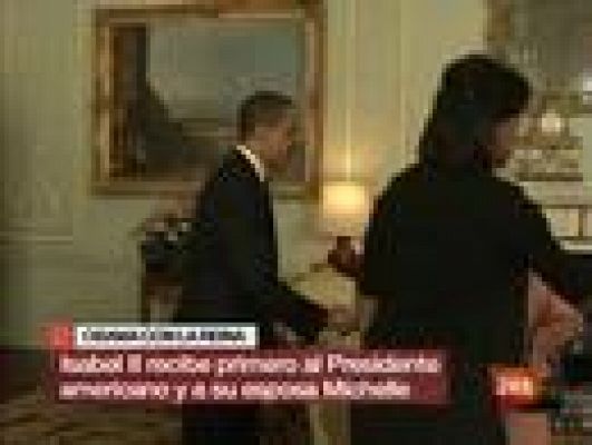  - Los Obama con Isabel II
