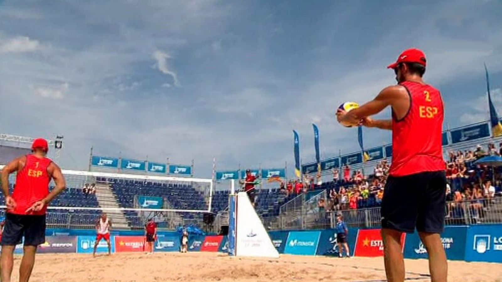 Sin programa: Juegos Mediterráneos 2018 - Voley Playa Masculino: Argelia - España | RTVE Play