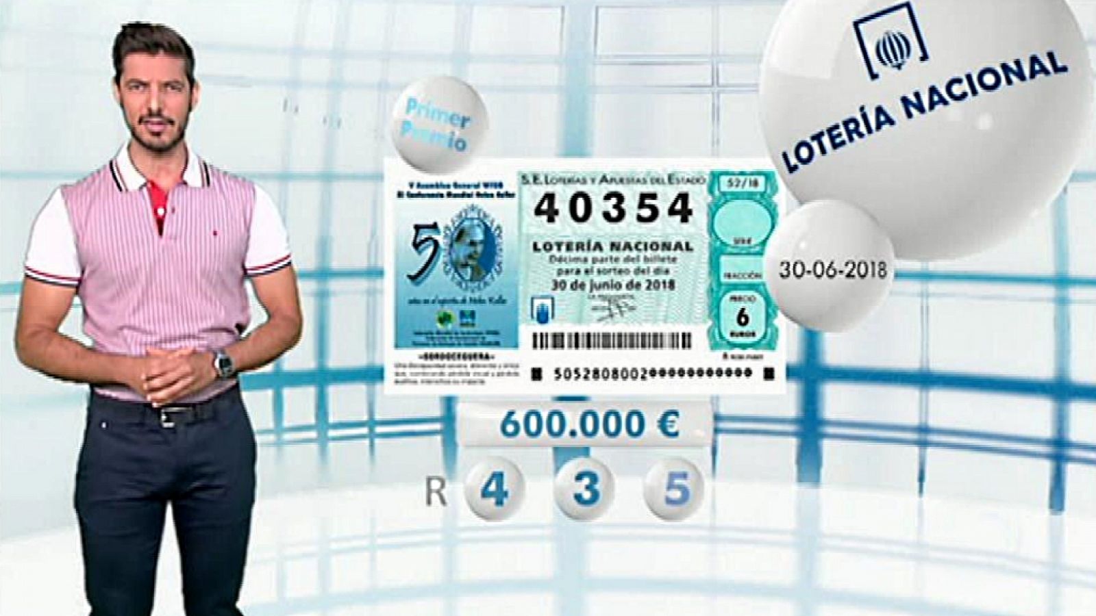 Loterías: Lotería Nacional - 30/06/18 | RTVE Play