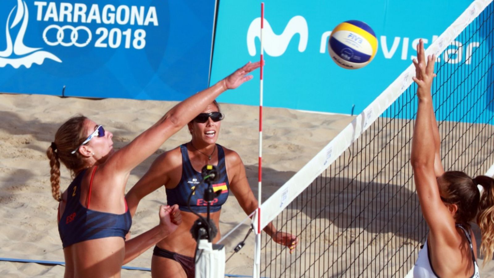 Sin programa: Juegos Mediterráneos 2018 - Voley Playa Final Femenina: España - Francia | RTVE Play