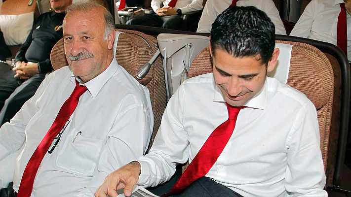Telediario 1 - Del Bosque niega haber ayudado a Hierro