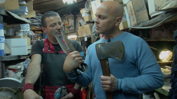 Aquí la Tierra - El afilador "encajado" de Vitoria