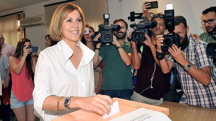 Informativo 24h - Cospedal vota en Albacete y pide participar a la militancia: "Es un día importante para el PP y para España"