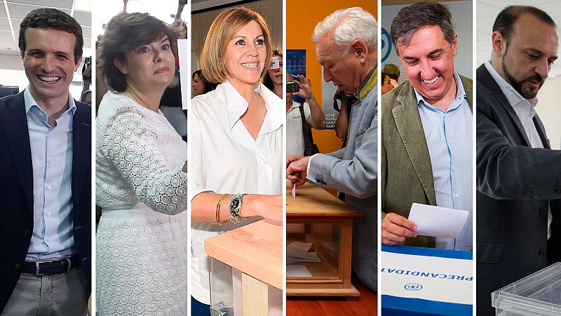 Más de 66.000 militantes del PP eligen en primarias a los dos candidatos que se disputarán el liderazgo del partido en el Congreso