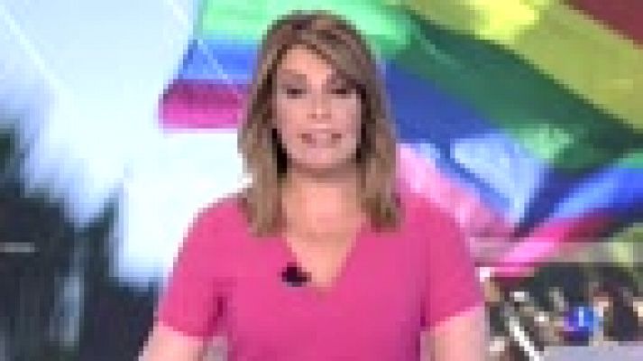 Telediario 1 - Madrid prevé un millón de visitantes con motivo de las fiestas del Orgullo Gay