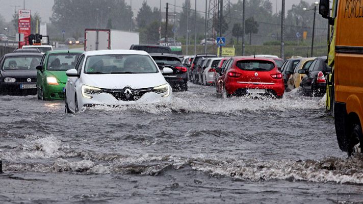 El tiempo - Probabilidad de chubascos localmente fuertes en el nordeste de Cataluña