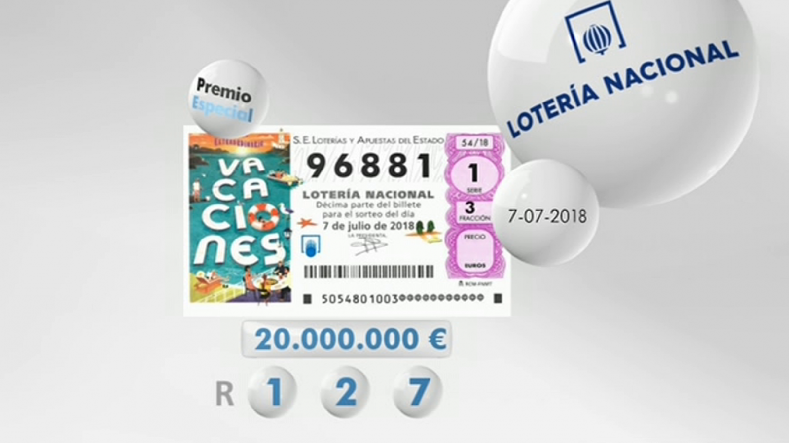 Loterías: Lotería viajera - 07/07/18     | RTVE Play