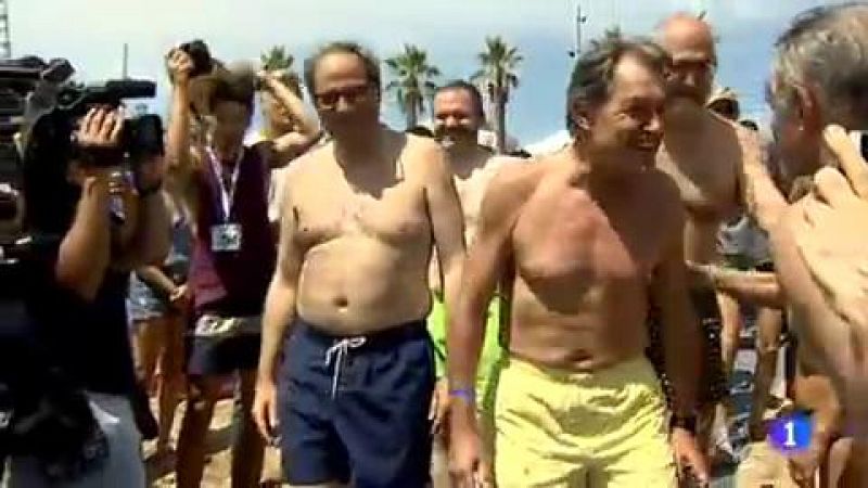 Torra ha participado en los actos del día de la esclerosis múltiple en Barcelona