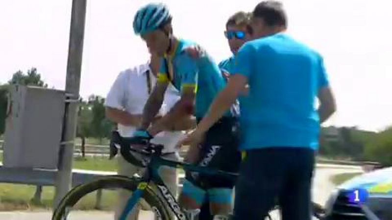 Sagan arrebata el amarillo a Gaviria en una etapa accidentada