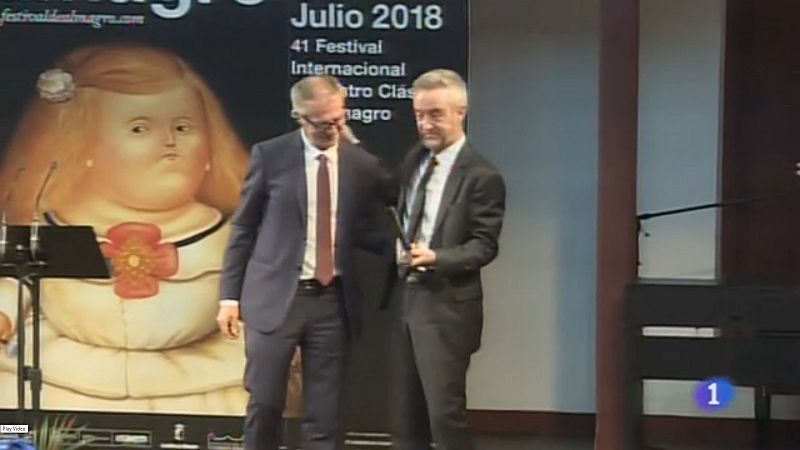   Almagro 2018:Carlos Hip�lito Premio Corral de Comedias