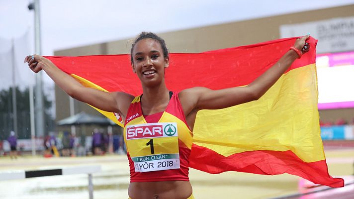 María Vicente gana su segundo oro en el Europeo sub 18 al imponerse en triple salto 
