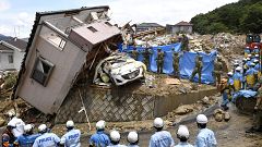 Miles de desplazados en Japón por las peores lluvias en décadas
