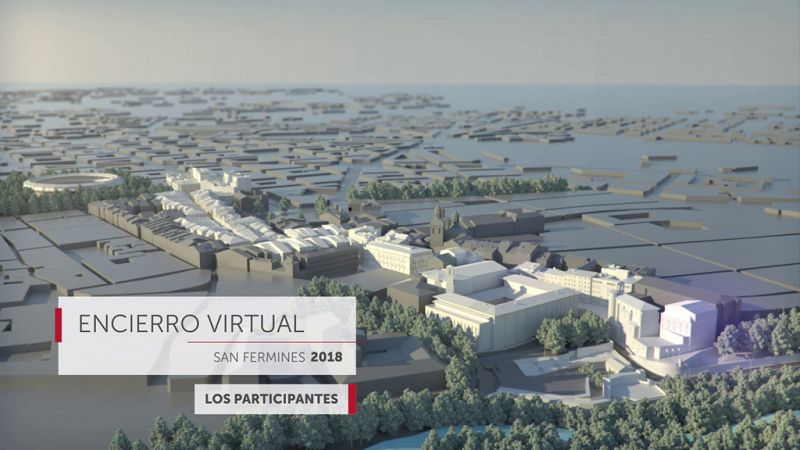 Encierrro virtual - Los corredores de San Fermín 2018