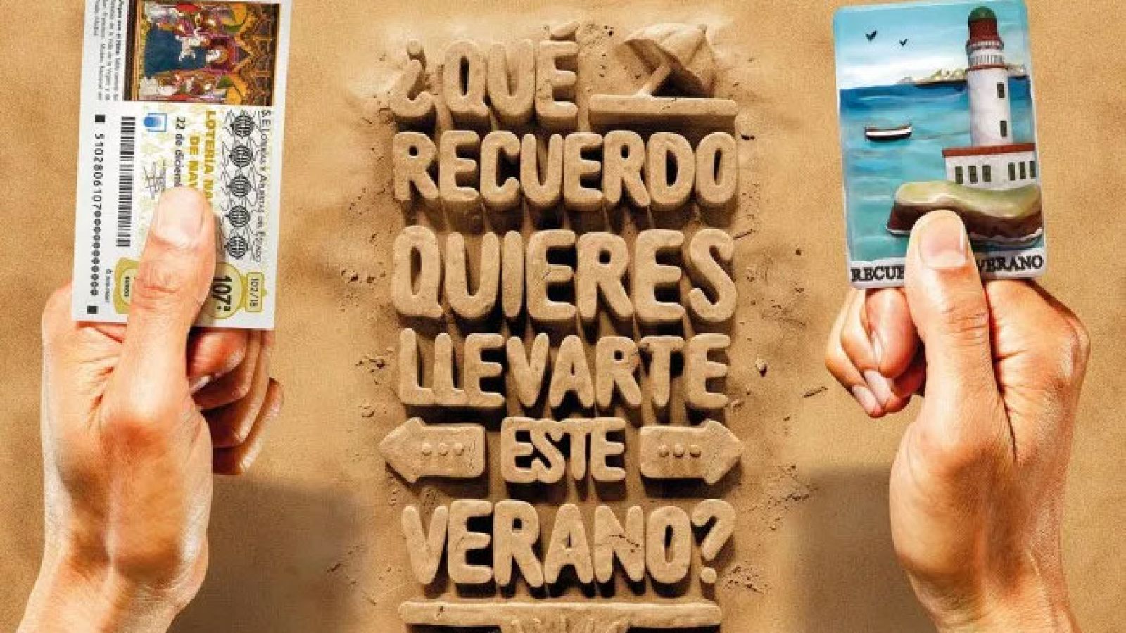 La Lotería de Navidad se pone ya a la venta como "el mejor souvenir del verano"