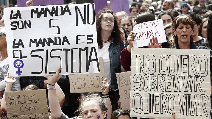 Telediario 1 - Distintos penalistas ven difícil aplicar la vinculación de los delitos sexuales a la falta de consentimiento expreso