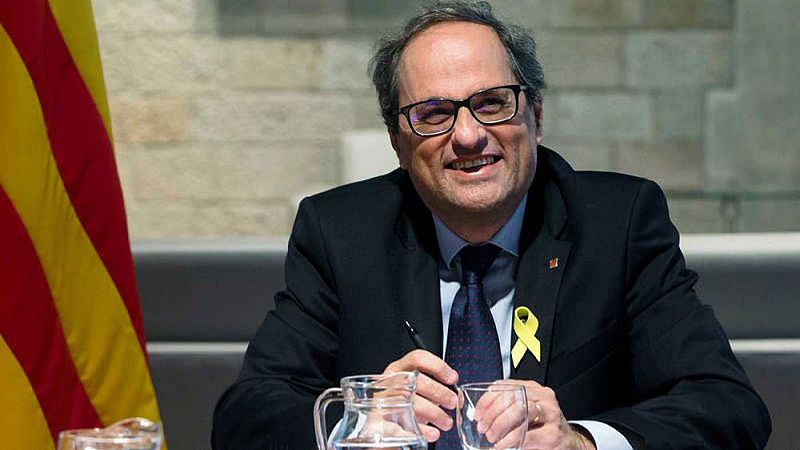 Llarena suspende de sus cargos a seis diputados catalanes y Torra califica de "indecente" la decisión