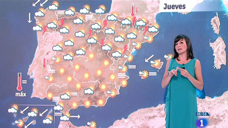 Este jueves habrá precipitaciones y tormentas en el norte peninsular