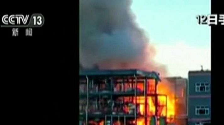 Telediario 1 - Al menos 19 muertos en una explosión en una planta química en China