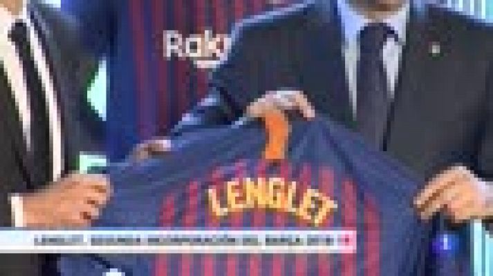 El Barça presenta a Lenglet