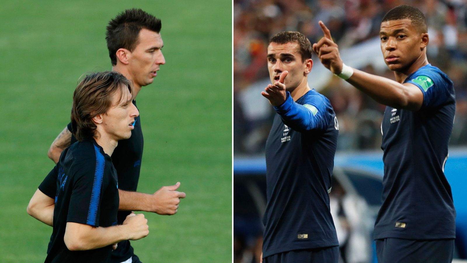 Croacia y Francia, preparadas y con ganas de disputar la final de Rusia