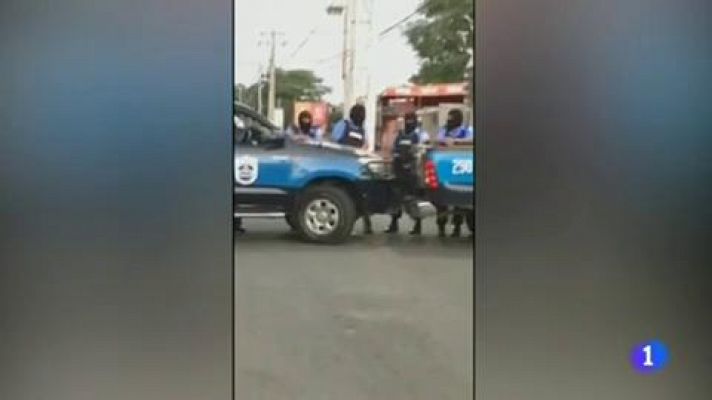 Telediario 1 - En Nicaragua, fuerzas progubernamentales han asediado una parroquia de Managua, donde se habían refugiado un grupo de estudiantes
