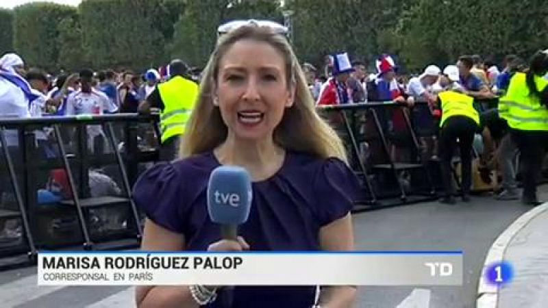 Mundial 2018 | Decenas de miles de franceses, en las calles para ver la final