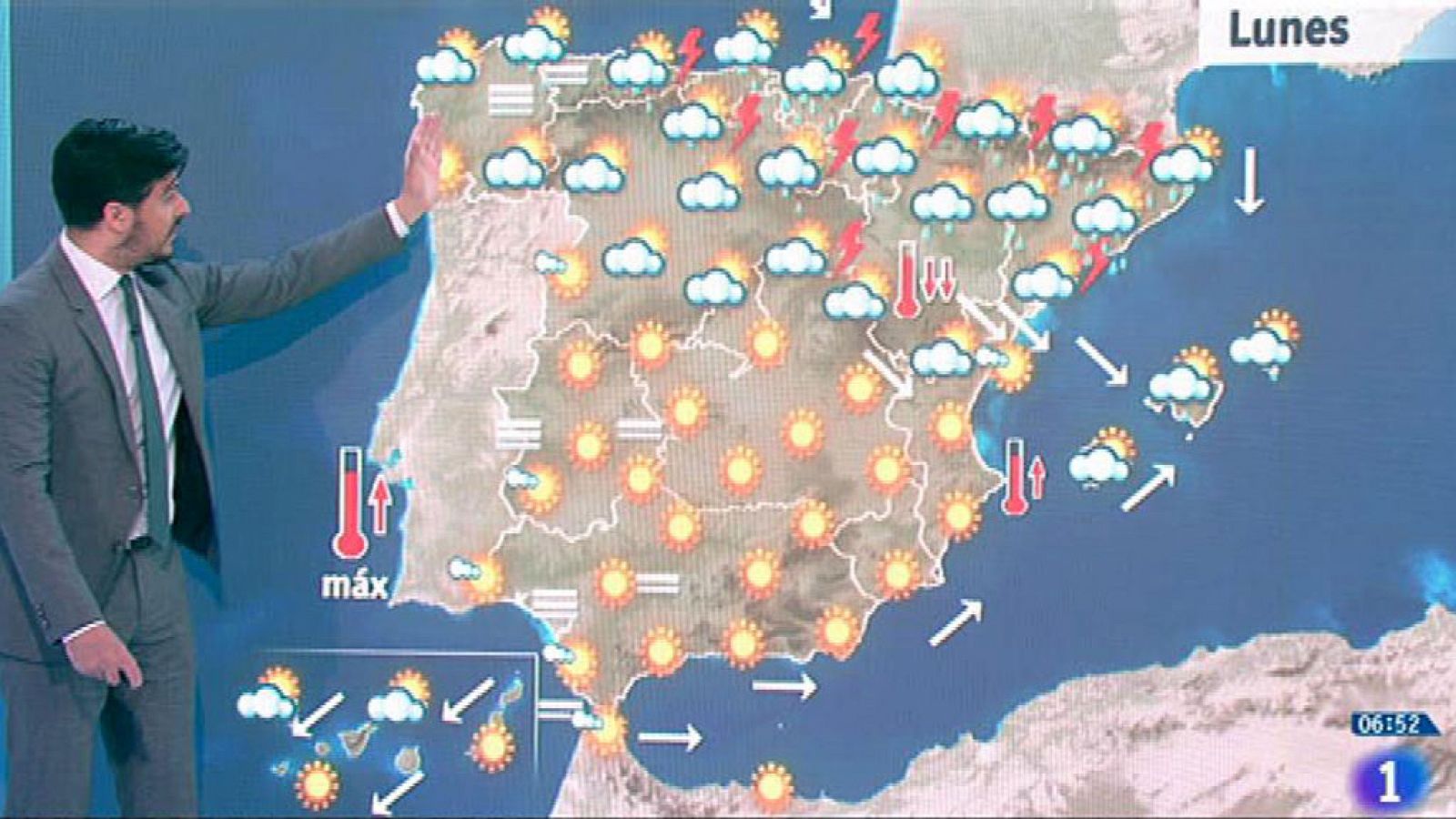 El Tiempo | Este lunes habrá altas temperaturas en el litoral valenciano y chubascos en el norte