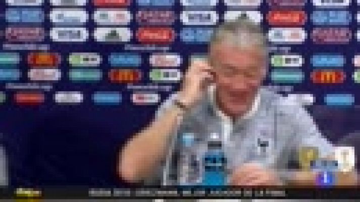 Telediario 1 - La fiesta de Francia en el vestuario