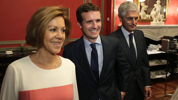 Informativo 24h - Cospedal apoya a Casado como líder del PP: "Puede ser una magnífica opción. Hace falta un partido unido"