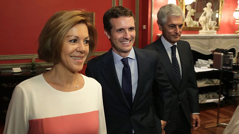 Cospedal respalda a Casado para liderar el PP: "Creo que puede ser una magnifica opción"