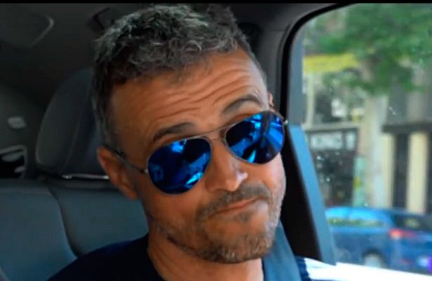 Telediario 1 - Luis Enrique está en Madrid para ser presentado como nuevo seleccionador