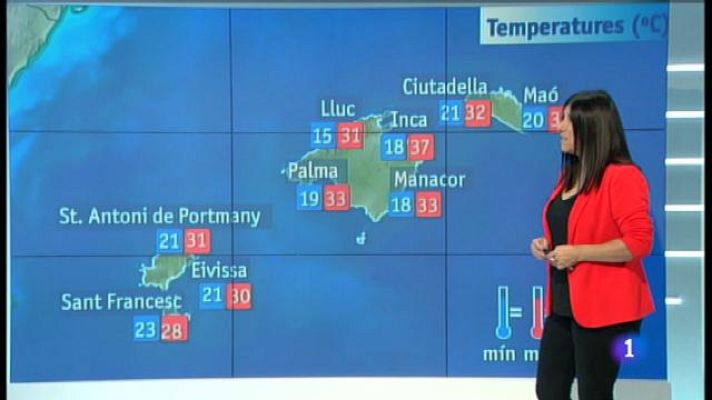 Informatiu Balear - El temps a les Illes Balears - 18/07/18