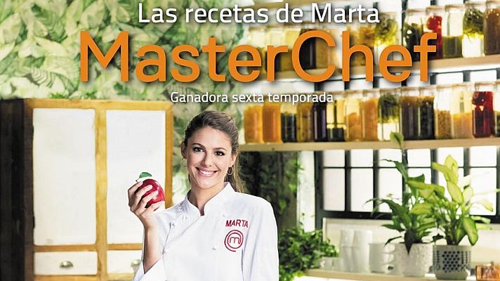 Marta, ganadora de Masterchef 6, presenta su libro