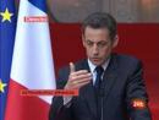 Obama da las gracias a Sarkozy