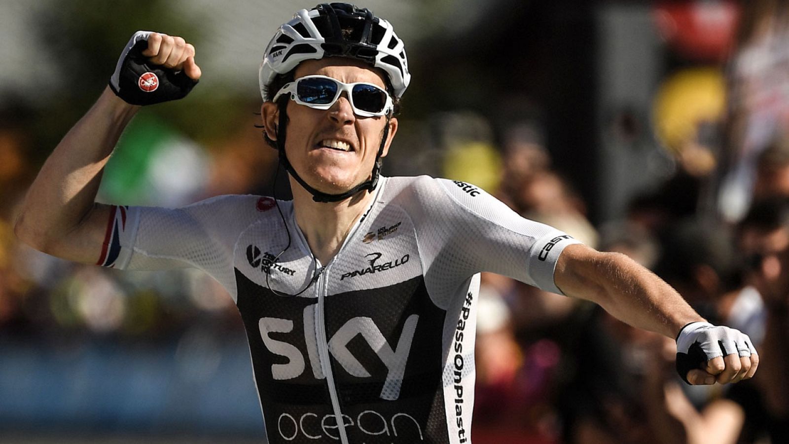 Tour 2018 | Geraint Thomas supera a Nieve en la cima de La Rosiére y se pone líder