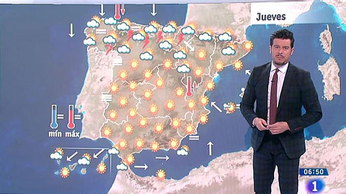 El tiempo - Fuertes tormentas en el norte y estabilidad generalizada