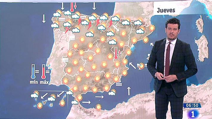 Fuertes tormentas en el norte y estabilidad generalizada