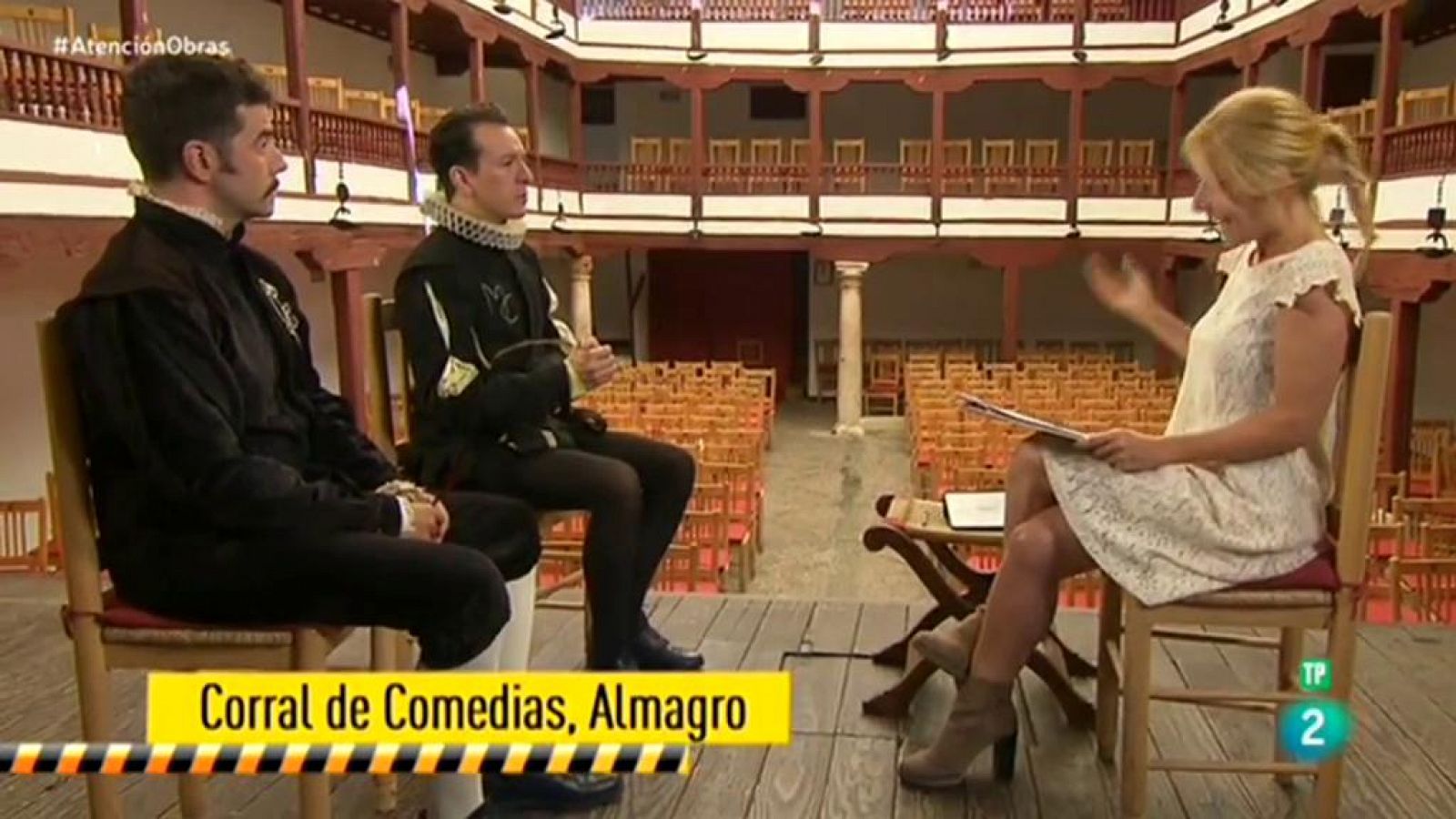 Atención Obras - Cayetana Guillén Cuervo entrevista a dos grandes de la literatura universal: don Miguel de Cervantes Saavedra y don Félix Lope de Vega