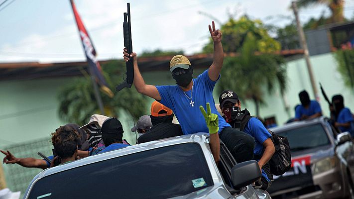 Telediario 1 - La Organización de Estados Americanos condena la violencia en Nicaragua