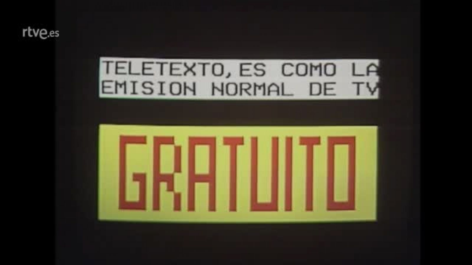 Sin programa: Se crea el teletexto | RTVE Play