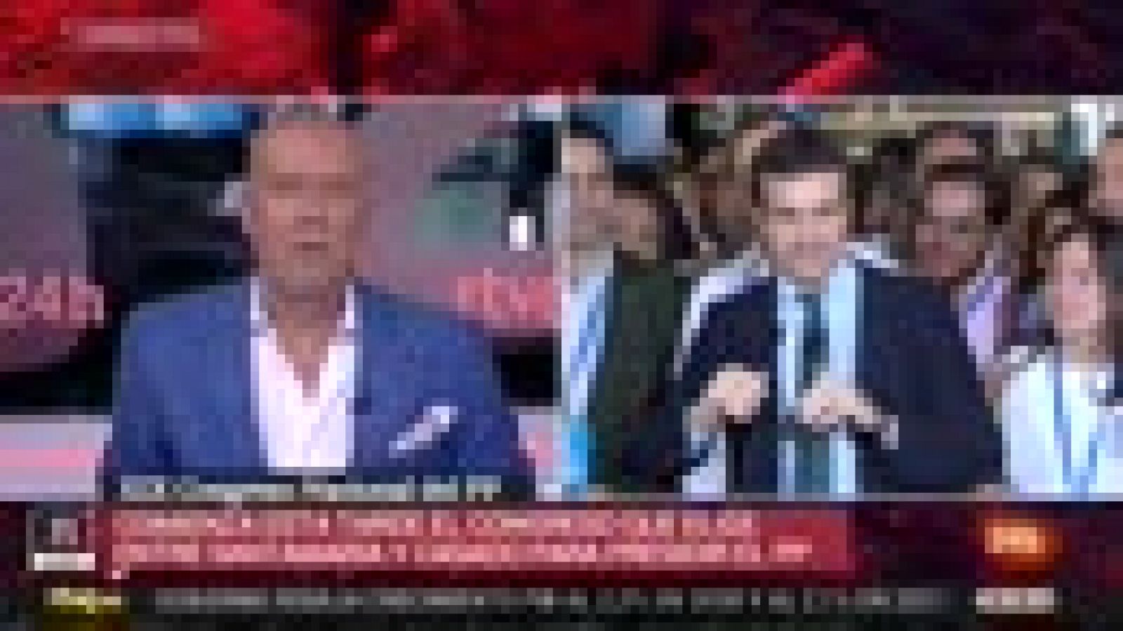 Noticias 24h: PP Casado promete "integración real y al más alto nivel" si gana a su llegada al Congreso Extraordinario del PP | RTVE Play