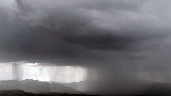Probabilidad de tormentas fuertes en puntos de la meseta norte, sierras del bajo Ebro y norte de Cataluña