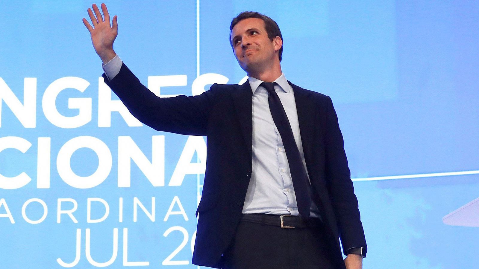 Pablo Casado, nuevo presidente del PP: "Hoy nadie ha perdido, solo ha ganado el Partido Popular"