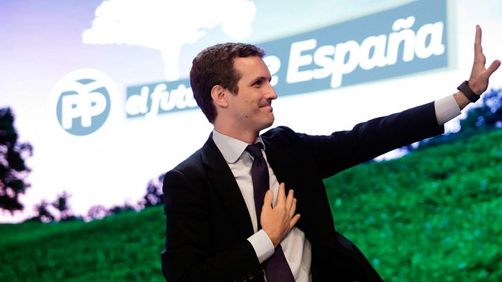 Telediario 1 - Pablo Casado: "El PP ha vuelto"