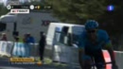 El ciclista espaol de Astana se ha adjudicado la 14 etapa del Tour de Francia, la primera espaola en esta edicin de la ronda gala, al ganar en solitario.