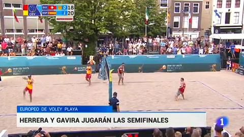 Herrera y Gavira jugarán las semifinales del Europeo de voley playa