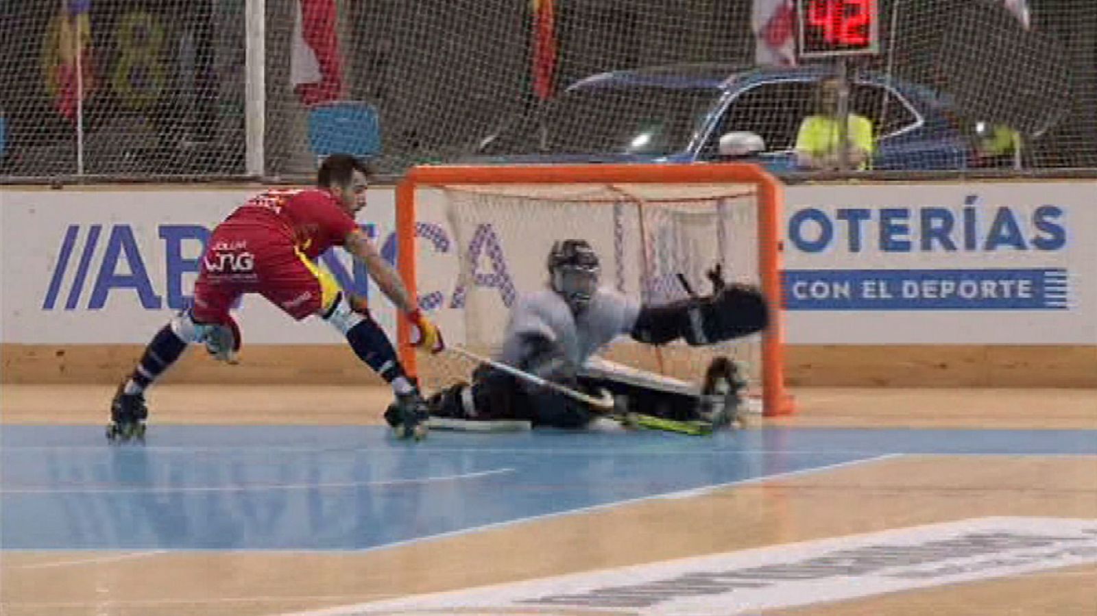 Hockey sobre patines: Cto. de Europa Masculino 1ªSemifinal: España - Francia | RTVE Play