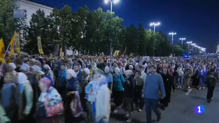 Telediario 1 - Esta semana se han cumplido 100 años del fusilamiento de los Romanov